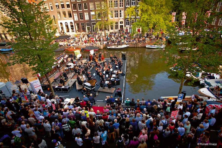Ein Sommer in Amsterdam – auf zum Grachtenfestival! ©-Ronald Knapp